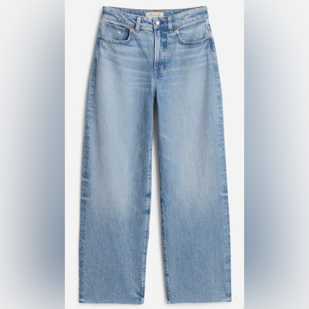 Madewell Curvy Vintage Wide Leg High Waisted Jeans